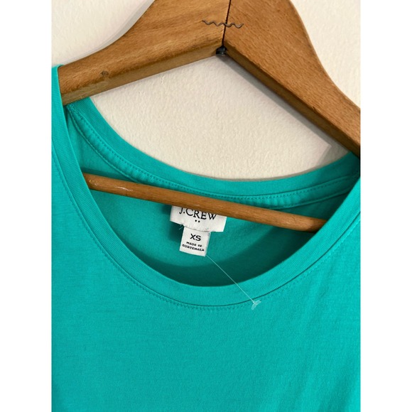 J CREW TIERED COTTON MAXI DRESS, X SMALL Teal - Picture 3 of 8
